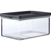 Mepal – koelkastdoos Omnia kaas – zwart – kaasdoos koelkast – vershoudbakjes – makkelijk stapelbaar