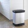 Afbeelding van Curver Decobin Prullenbak - 30L - Metallic