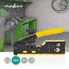 Afbeelding van Krimptang - CAT5 / CAT5e / CAT6 / CAT6a / CAT7 / RJ12 / RJ45 - Snijden / Strippen / Tang - Rubberen