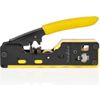 Afbeelding van Krimptang - CAT5 / CAT5e / CAT6 / CAT6a / CAT7 / RJ12 / RJ45 - Snijden / Strippen / Tang - Rubberen