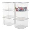 Afbeelding van IRIS Useful Storage Box Opbergbox - 30L - Kunststof - Transparant - Set van 6