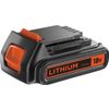 Afbeelding van BLACK+DECKER Lithium ion schuifaccu 18V. 2.0Ah | BL2018-XJ