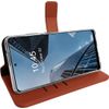 Afbeelding van Valenta Gel Skin Bookcase Hoesje - Geschikt voor Samsung Galaxy A13 - Gsm case - Bruin