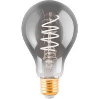 EGLO LED Lamp - E27 - Ø 7,5 cm - A75 - Smoke - 2000K - Dimbaar