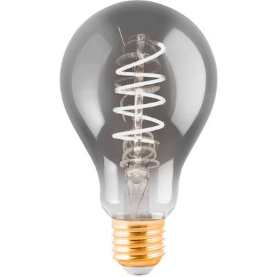 Afbeelding van EGLO LED Lamp - E27 - Ø 7,5 cm - A75 - Smoke - 2000K - Dimbaar
