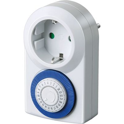 Brennenstuhl MMZ 20, timer-stopcontact, mechanisch stopcontact, dag-timer, met verhoogde aanraakbeve Foto van Brennenstuhl MMZ 20, timer-stopcontact, mechanisch stopcontact, dag-timer, met verhoogde aanraakbeve