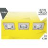 Afbeelding van Prolight Spotlamp - Staal - GU10 - 40W - 3 Stuks