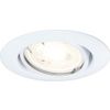 Afbeelding van Paulmann Base inbouwspot - wit - zwenkbaar - set van 10 - 51mm - zonder verlichtingsmiddel