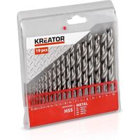 Kreator KRT012003 Metaalboren - 19 delige set - 110mm