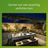 Afbeelding van Philips Flareon wandlamp - zwart - E27