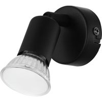 EGLO Buzz-Led Spot - GU10 - Ø 6 cm - Zwart