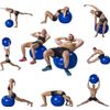 Afbeelding van Tunturi Fitness bal - Yoga bal inclusief pomp - Pilates bal - Zwangerschaps bal - 55 cm - Kleur: bl