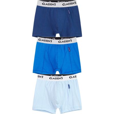 Afbeelding van Boys Boxer 3 Pack - Blue - Claesen's® - Ondergoed voor jongens