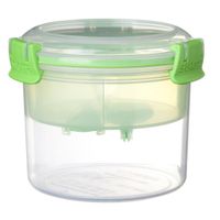 Sistema To Go Vershouddoos - Ontbijtkom - Met Onderverdeling - Limoengroen