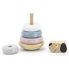 Afbeelding van PolarB Puppy Houten Tuimelring Piramide 44042