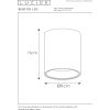 Afbeelding van Lucide BENTOO-LED - Plafondspot - Ø 8 cm - LED Dimb. - GU10 - 1x5W 3000K - Wit