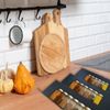 Afbeelding van Kitchenful Kruidenrek lade - kruiden organiser - 6 stuks - zwart - verstelbaar - metaal - kruiden o