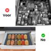 Afbeelding van Kitchenful Kruidenrek lade - kruiden organiser - 6 stuks - zwart - verstelbaar - metaal - kruiden o