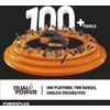Afbeelding van Powerplus Dual Power POWDP50200 Handpalm- multischuurschuurmachine - 20V - 140 x 140 x 80mm - Incl