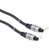 Afbeelding van Nedis Optische Audiokabel - TosLink Male - TosLink Male - 2.50 m - Rond - PVC - Antraciet - Doos