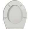 Afbeelding van Plieger Start Toiletbril – Wc Bril Wit Thermoplast – Wc Brillen met Deksel – Kunststof Bevestiging