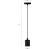 Afbeelding van Calex Retro Pendel - Industrieel Hanglamp - E27 Fitting - Zwart - Excl. lichtbron