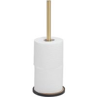 Tiger Tune - Reserverolhouder vrijstaand - Messing geborsteld / Zwart