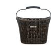 Afbeelding van New Looxs Lombok Rotan Look Afneembare Fietsmand Stuur - 19 liter - Donker Bruin