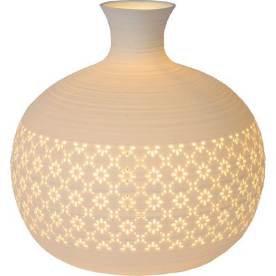 Afbeelding van Lucide TIESSE Tafellamp - Ø 19,6 cm - 1xE14 - Wit