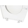 Afbeelding van Plieger Start Toiletbril – Wc Bril Wit Thermoplast – Wc Brillen met Deksel – Kunststof Bevestiging