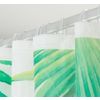 Afbeelding van Sealskin Leaves Douchegordijn 180x200 cm - Peva - Groen / Wit