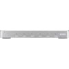 Afbeelding van SpeaKa Professional 4 poorten HDMI-splitter Met aluminium behuizing, Ultra HD-geschikt 3840 x 2160