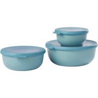Mepal - Multikom Cirqula 3-delige set (350 + 750 + 1250 ml) - Mag in de vriezer, magnetron en vaatw