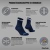 Afbeelding van GripGrab - Classic Regular Cut Zomer Fietssokken 1 Paar Coolmax Wielersport Sokken - Navy Blauw - U