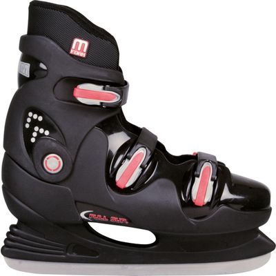 Afbeelding van Nijdam IJshockeyschaats - Hardboot - Zwart/Zilver/Rood - 39