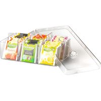 Mepal - Stora theedoos - 6 vakken - Transparant - Rechthoekig