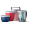 Afbeelding van Mepal - Ellipse fruit & veggie pot - 600 ml - Incl. vorkje - Nordic pink