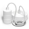 Afbeelding van Calex Retro Pendel - Industrieel Hanglamp - E27 Fitting - Wit - Excl. lichtbron