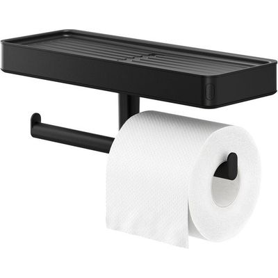 Tiger Carv - Toiletrolhouder - Wc rolhouder met planchet - Zonder boren met TigerFix (apart verkrij Foto van Tiger Carv - Toiletrolhouder - Wc rolhouder met planchet - Zonder boren met TigerFix (apart verkrij