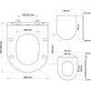 Afbeelding van Tiger Elvas - Toiletbril - WC bril - Duroplast - Wit