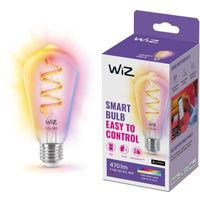 WiZ Edison Filament - Slimme LED-verlichting - Gekleurd en Wit licht - E27 - 40W - Transparant - Wi