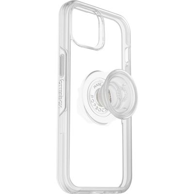 Afbeelding van Otterbox - Otter+Pop Symmetry hoesje Clear - Geschikt voor de iPhone 14 - Transparant