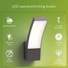 Afbeelding van Philips Splay Wall - Antraciet - 12W