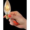 Afbeelding van Lucide C35 Filament lamp - Ø 3,5 cm - LED Dimb. - E14 - 1x3W 2200K - Amber