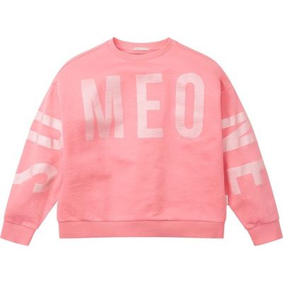 Afbeelding van TOM TAILOR oversize foil print sweatshirt Meisjes Trui - Maat 164