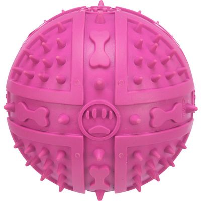 Afbeelding van Trixie - Natuurrubber Bal - Roze - 9 cm