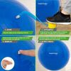 Afbeelding van Tunturi Fitness bal - Yoga bal inclusief pomp - Pilates bal - Zwangerschaps bal - 55 cm - Kleur: bl