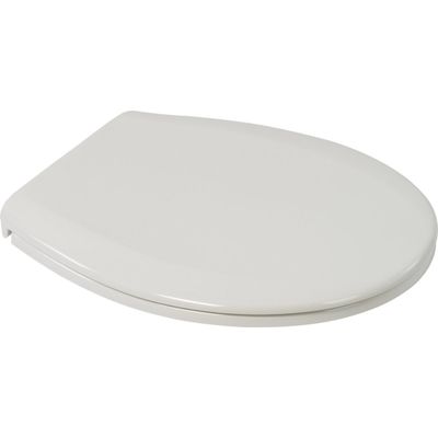 Afbeelding van Plieger Economy Toiletbril – Wc Bril Wit – Wc Brillen met Deksel – RVS Bevestiging