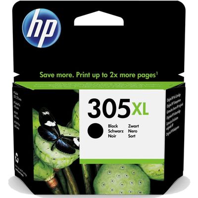 Afbeelding van HP 305XL - High Yield Black Original Ink Cartridge - Zwart
