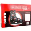 Afbeelding van Nijdam IJshockeyschaats - Hardboot - Zwart/Zilver/Rood - 37